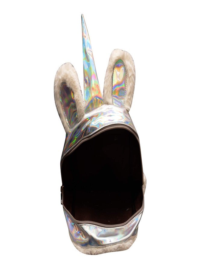 VikriDA Cute White Fur Pattern with Front Zipper Pocket bagpack for Kids| Nursery Bags for Kids| Bags for Small Kids - Image 4